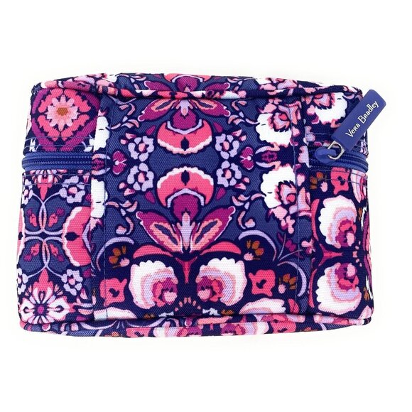 Vera Bradley Magenta Medallion Small Travel Cosmetic Case - Picture 3 of 5
